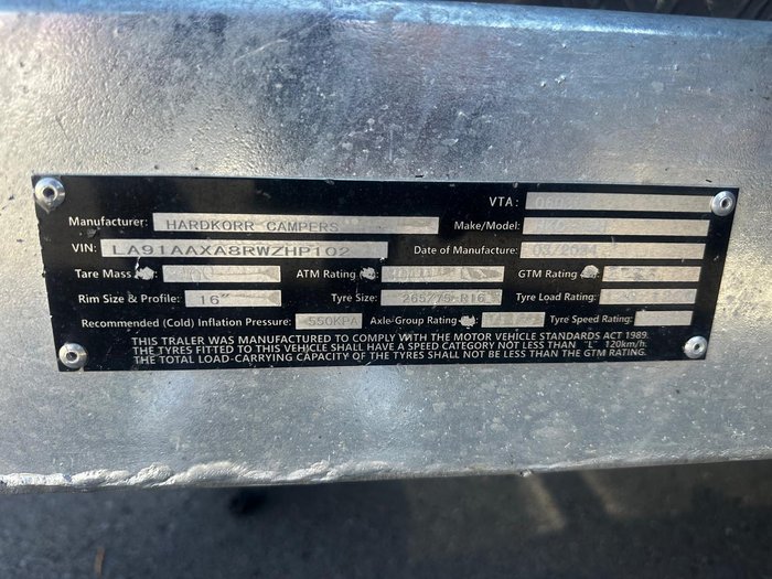 2024 HARD KORR CAMPERS HKC15 H