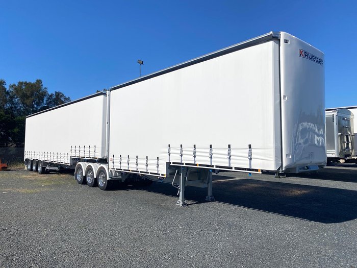 2024 Krueger Drop Deck Mezz Curtainsider B Double