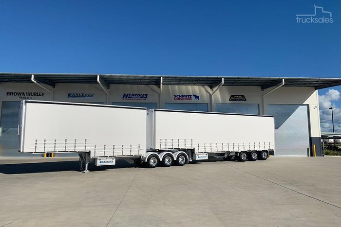 2024 Krueger Drop Deck Mezz Curtainsider B Double