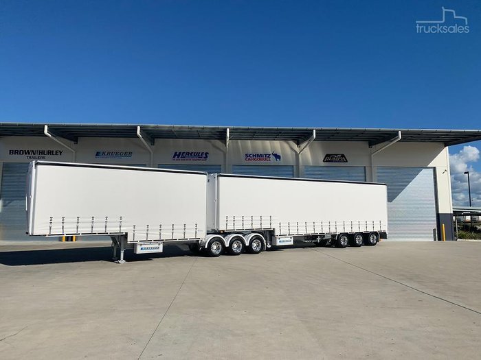 2024 Krueger Drop Deck Mezz Curtainsider B Double