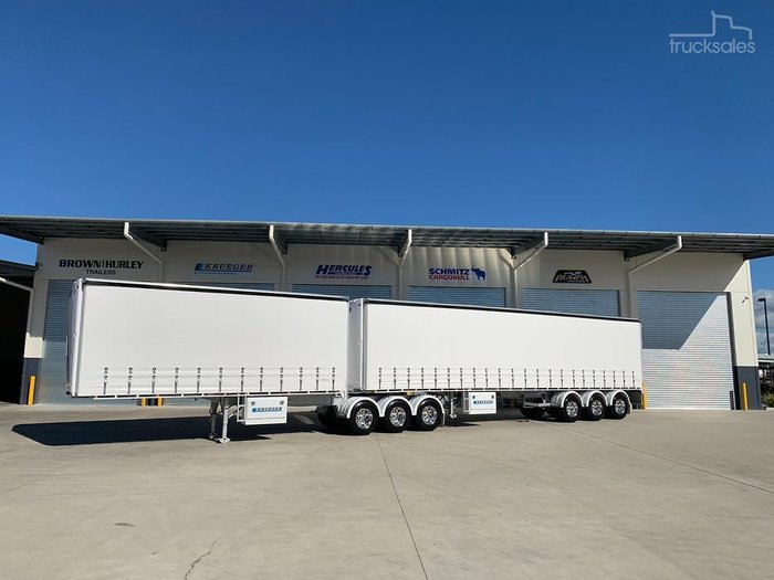 2024 Krueger Curtainsider Straight Deck B-Double Combination