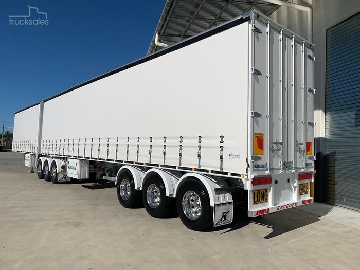 2024 Krueger Curtainsider Straight Deck B-Double Combination