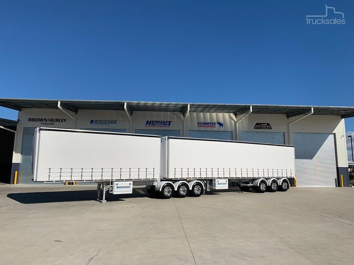 2024 Krueger Curtainsider Straight Deck B-Double Combination