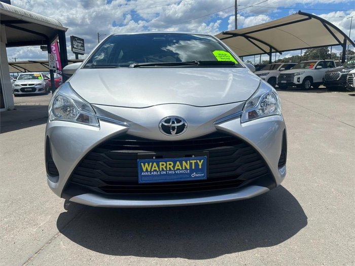 2017 Toyota Yaris Ascent NCP130R Silver Pearl