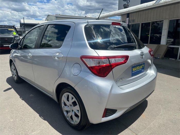 2017 Toyota Yaris Ascent NCP130R Silver Pearl