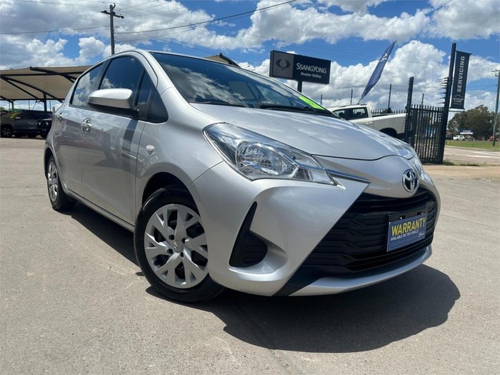 2017 Toyota Yaris Ascent NCP130R Silver Pearl