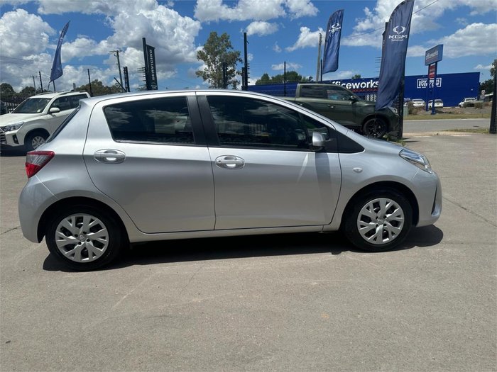 2017 Toyota Yaris Ascent NCP130R Silver Pearl