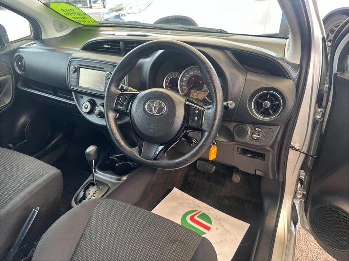 2017 Toyota Yaris Ascent NCP130R Silver Pearl