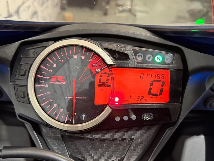 2015 Suzuki GSX-R750 GSX-R Blue