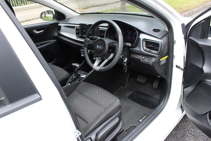 2020 Kia Rio S YB MY20 Clear White