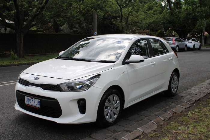2020 Kia Rio S YB MY20 Clear White