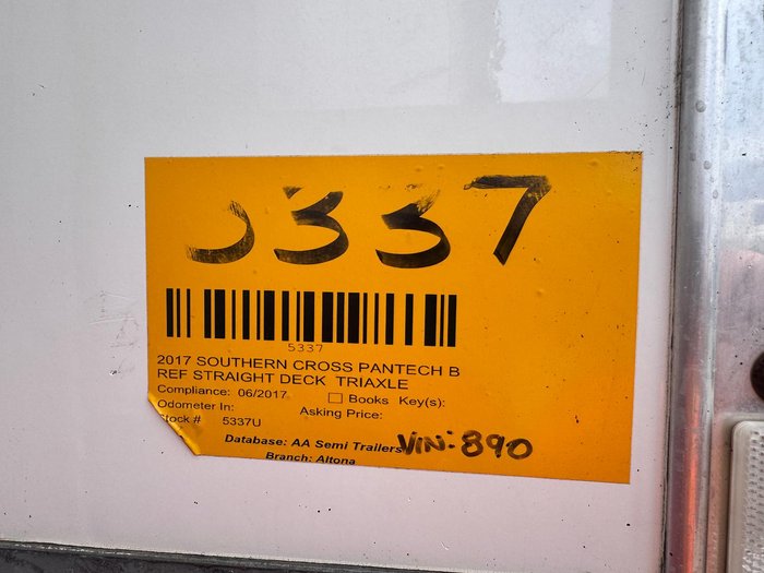 2016 Southern Cross 32 Pallet -28 Freezer Double Stacker