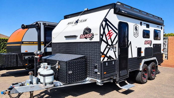 2019 Royal Flair Raptor Toy Hauler Bunks