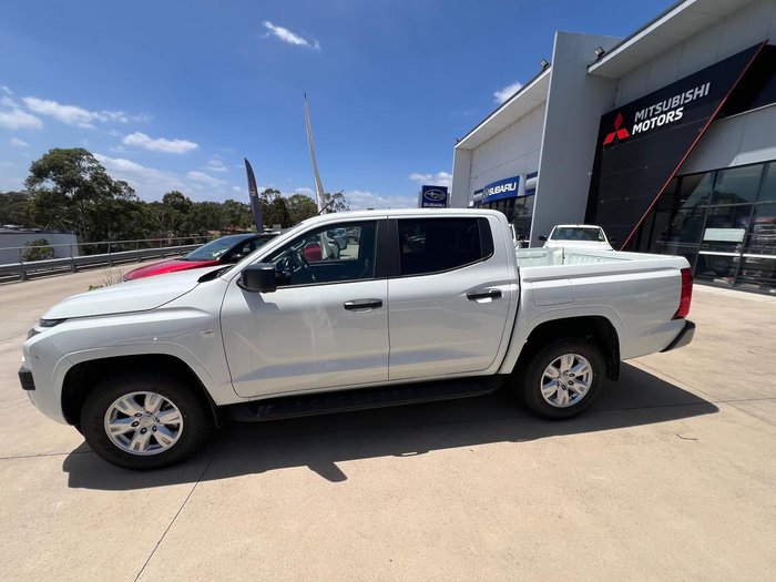 2025 Mitsubishi Triton GLX+ MV MY25 4X4 Dual Range White