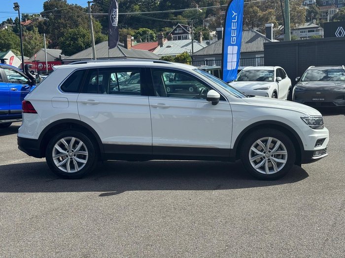 2019 Volkswagen Tiguan 132TSI Comfortline 5N MY19.5 Four Wheel Drive Pure White