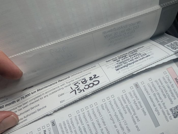 2019 Toyota Camry Ascent Sport ASV70R Eclipse Black