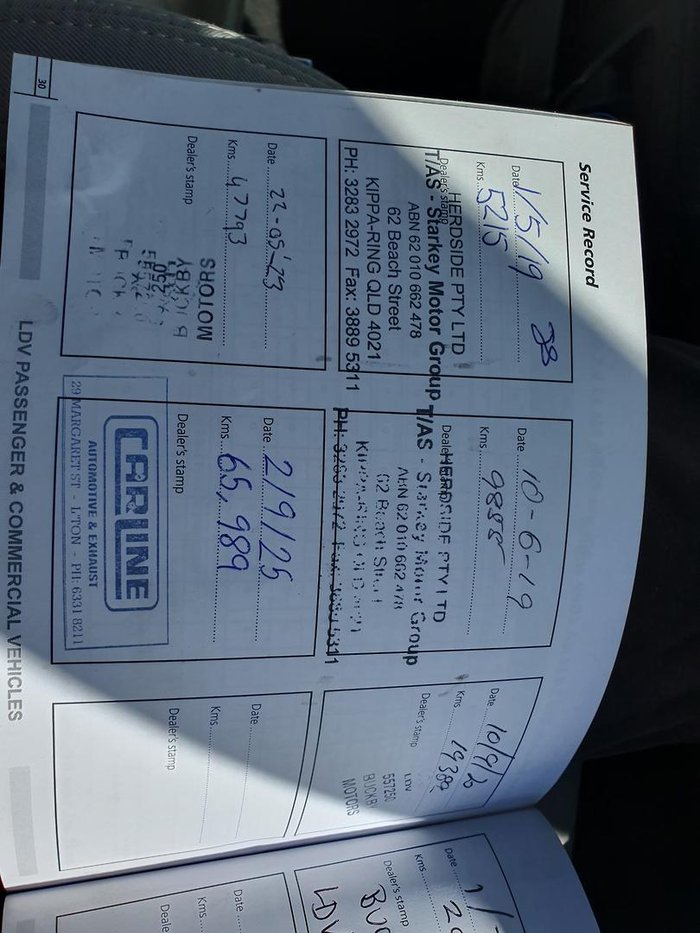 2019 LDV G10 SV7C Blanc White