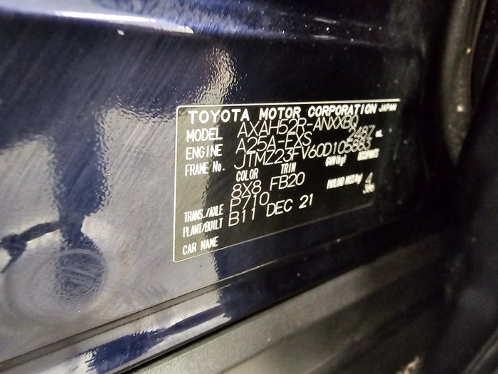 2021 Toyota RAV4 GX AXAH52R Saturn Blue