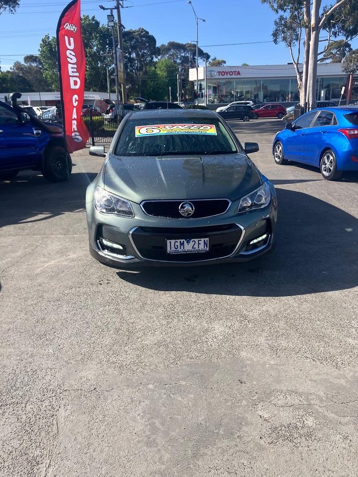 2015 Holden Commodore SV6 VF Series II MY16 Prussian Steel