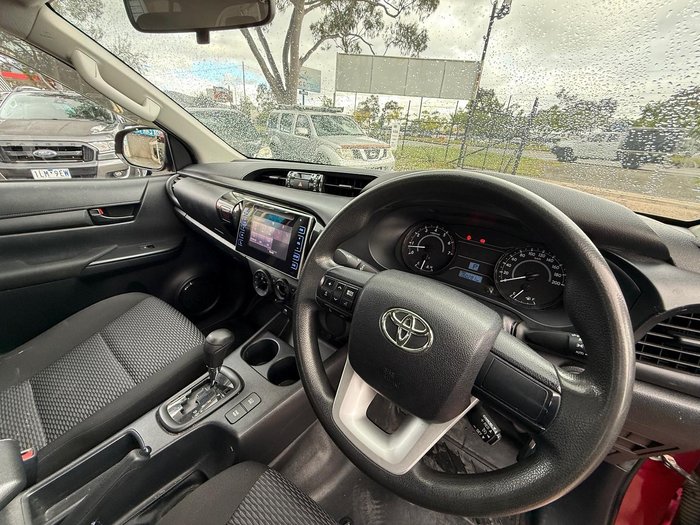 2017 Toyota Hilux Workmate TGN121R 4x2 Maroon