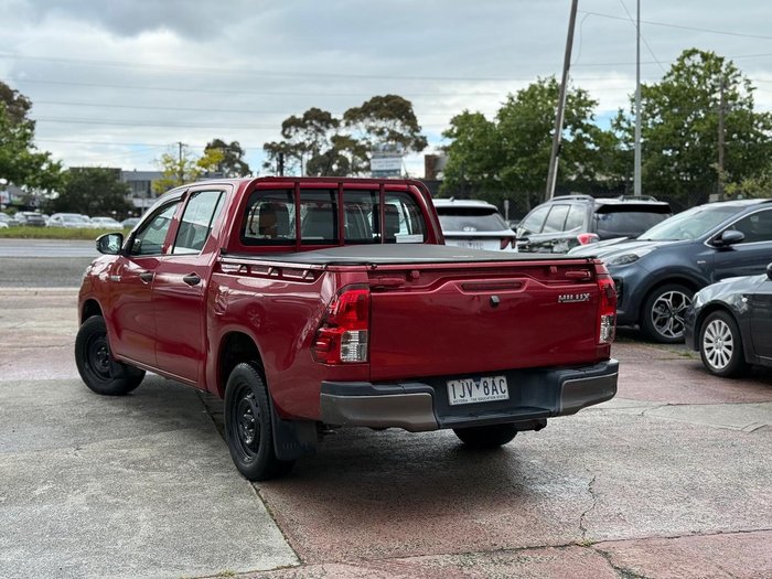 2017 Toyota Hilux Workmate TGN121R 4x2 Maroon