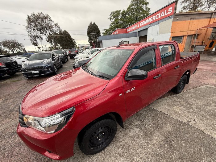 2017 Toyota Hilux Workmate TGN121R 4x2 Maroon