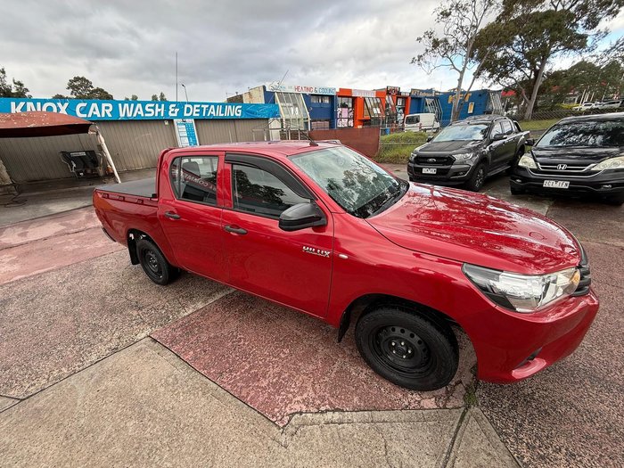 2017 Toyota Hilux Workmate TGN121R 4x2 Maroon