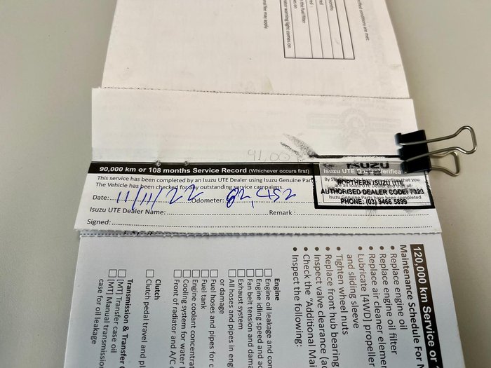 2017 Isuzu D-MAX SX MY17 4X4 Dual Range Splash White