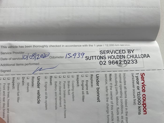 2018 Holden Commodore RS