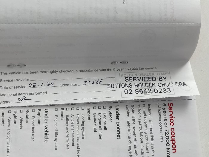 2018 Holden Commodore RS