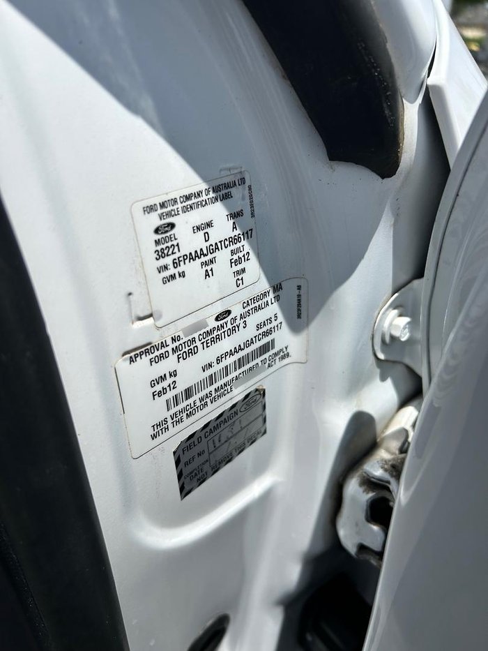 2012 Ford Territory TX