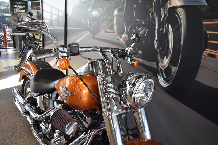 2014 Harley-davidson FLSTF FAT BOY GOLD