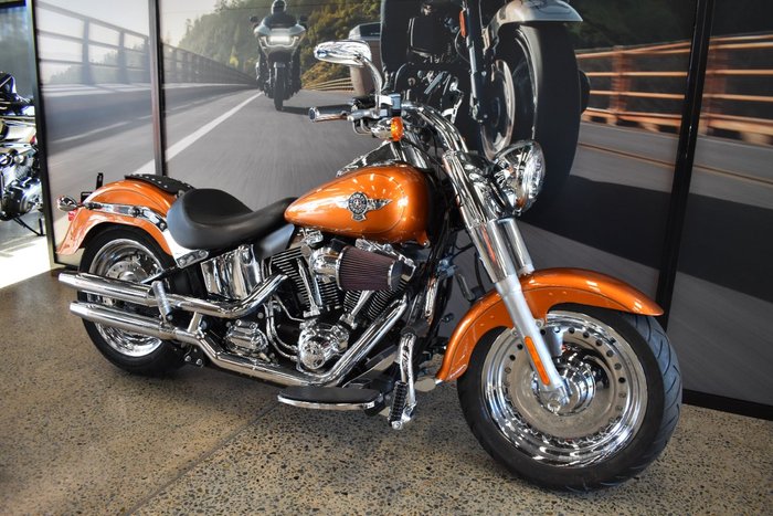 2014 Harley-davidson FLSTF FAT BOY GOLD