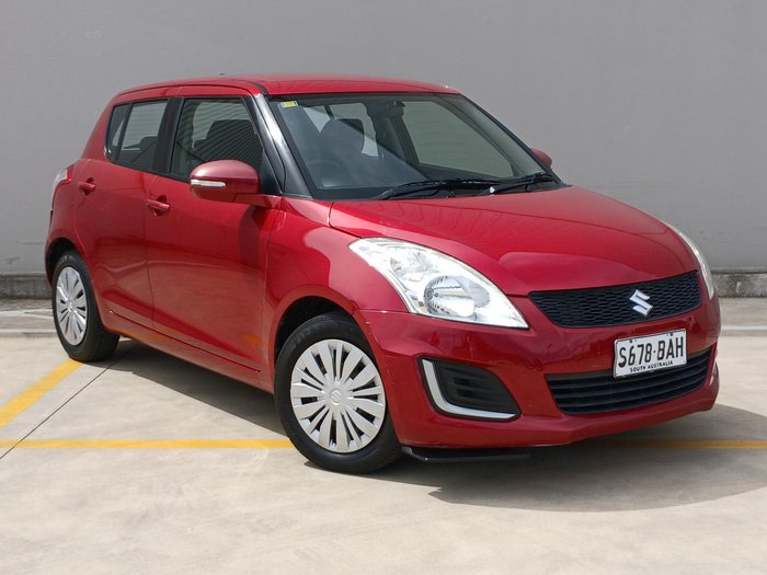2014 Suzuki Swift GL FZ MY14 Ablaze Red Pearl
