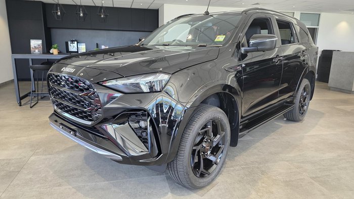2025 Isuzu MU-X X-TERRAIN MY25.5 4X4 Dual Range Basalt Black