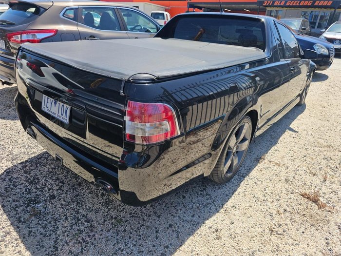 2011 Holden Ute SV6 Thunder VE Series II BLACK
