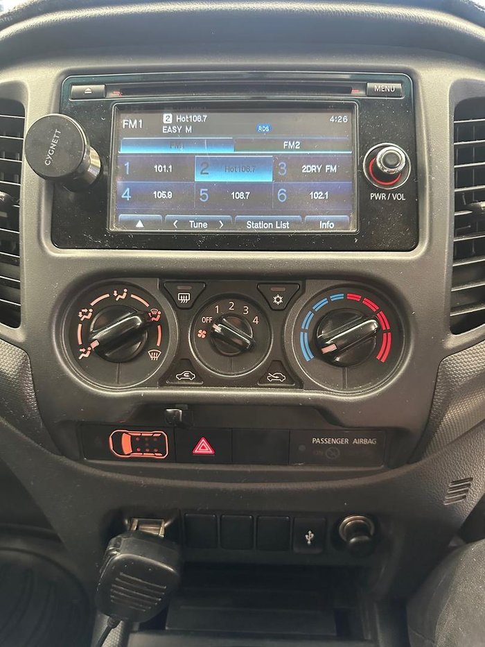 2017 Mitsubishi Triton GLX MQ MY17 4X4 Dual Range White