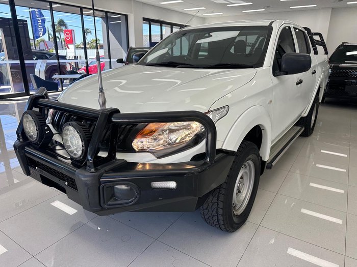 2017 Mitsubishi Triton GLX MQ MY17 4X4 Dual Range White