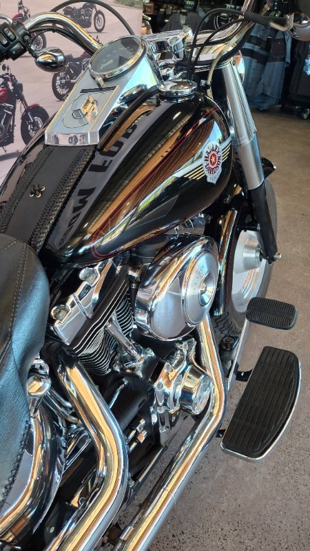 2002 Harley-davidson FLSTF FAT BOY Black