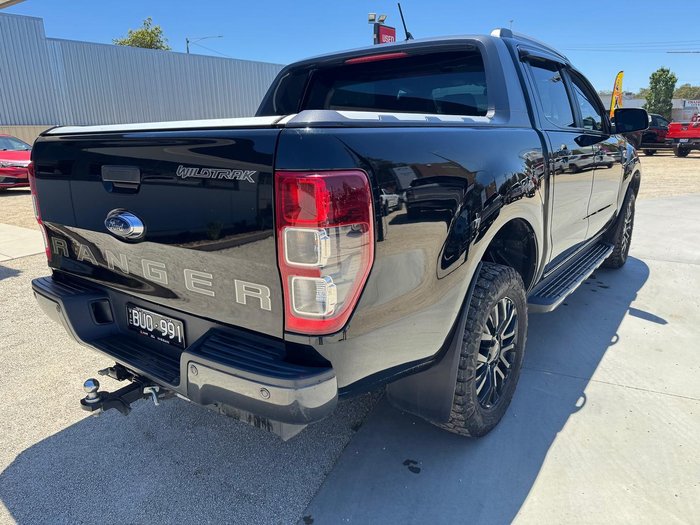 2021 Ford Ranger Wildtrak PX MkIII MY21.75 4X4 Dual Range Shadow Black