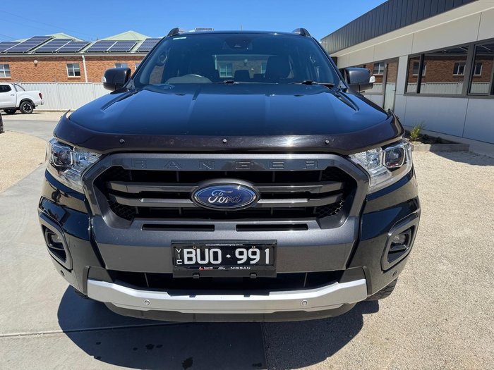 2021 Ford Ranger Wildtrak PX MkIII MY21.75 4X4 Dual Range Shadow Black