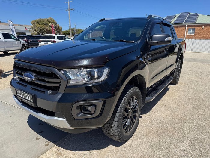 2021 Ford Ranger Wildtrak PX MkIII MY21.75 4X4 Dual Range Shadow Black