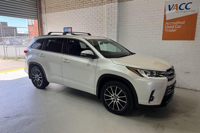 2017 Toyota Kluger Grande GSU50R White Pearl