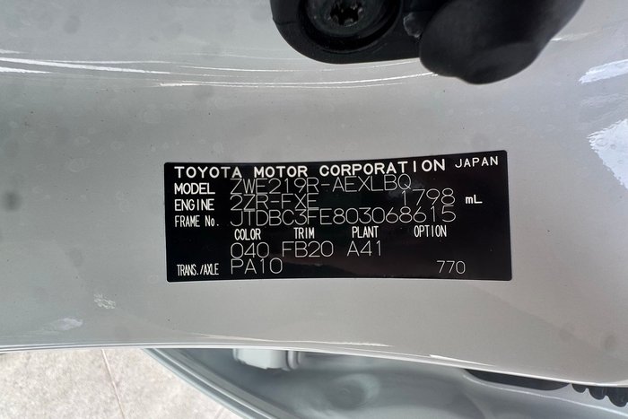 2024 Toyota Corolla Ascent Sport Hybrid