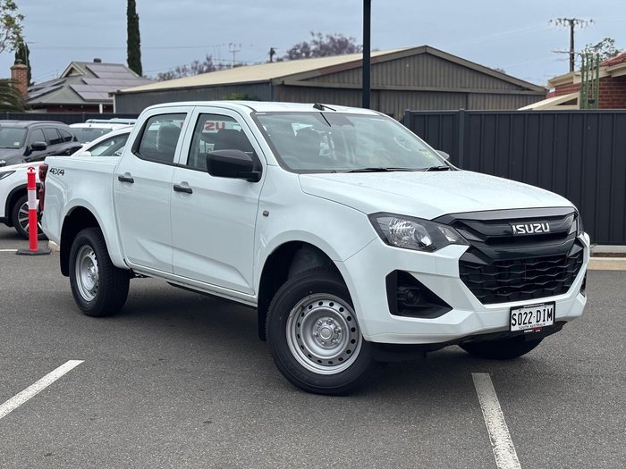 2025 Isuzu D-MAX SX MY25.5 4X4 Dual Range Mineral White