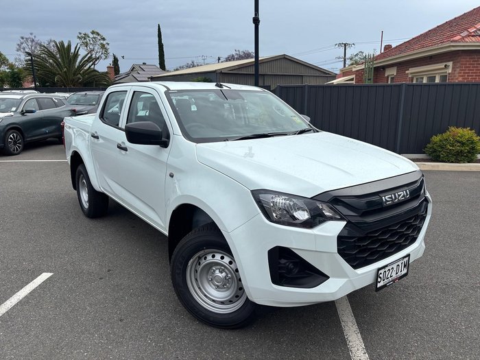 2025 Isuzu D-MAX SX High Ride MY25.5 4x2 Mineral White