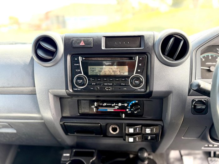 2019 Toyota Landcruiser Workmate VDJ79R 4X4 Dual Range French Vanilla