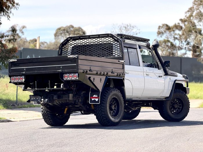 2019 Toyota Landcruiser Workmate VDJ79R 4X4 Dual Range French Vanilla