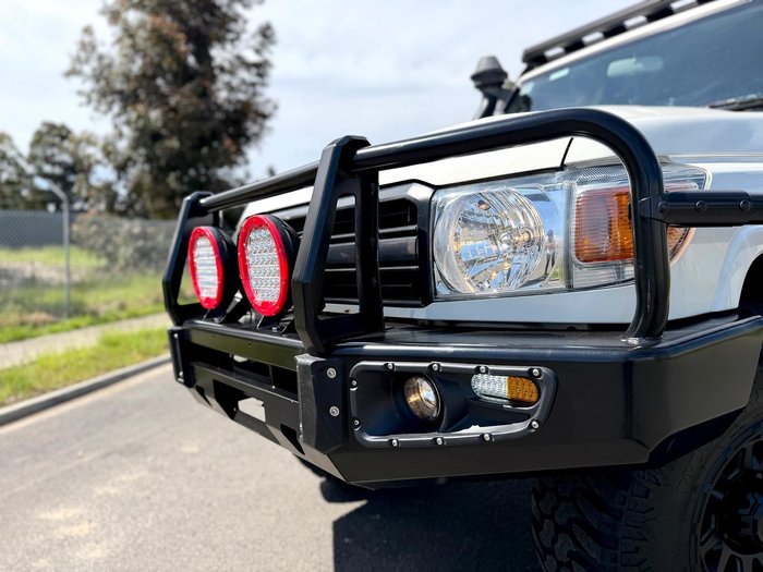 2019 Toyota Landcruiser Workmate VDJ79R 4X4 Dual Range French Vanilla