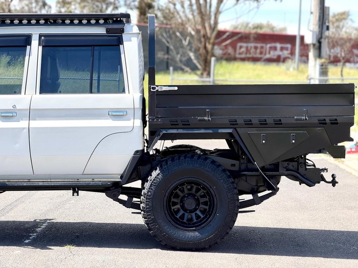 2019 Toyota Landcruiser Workmate VDJ79R 4X4 Dual Range French Vanilla